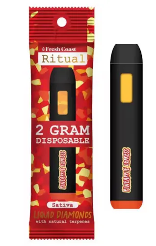Ritual Pineapple Express Liquid Diamond Disposable Vape Rec-active