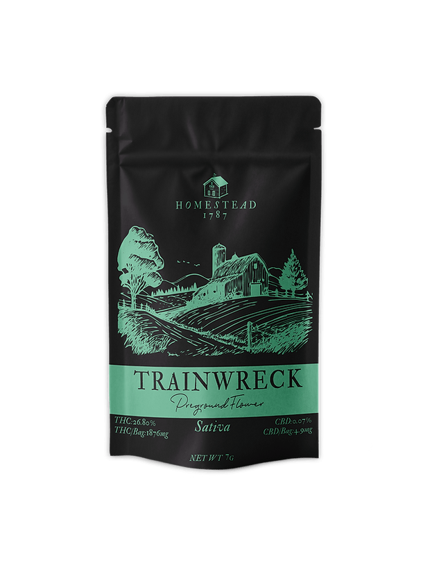 Homestead Pre-Ground Flower Trainwreck - Sativa