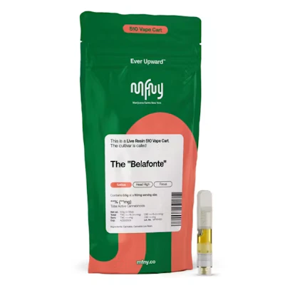 MFNY - 1g Live Resin Cart - The "Belafonte" - DISPOSABLES by MFNY at King of Budz