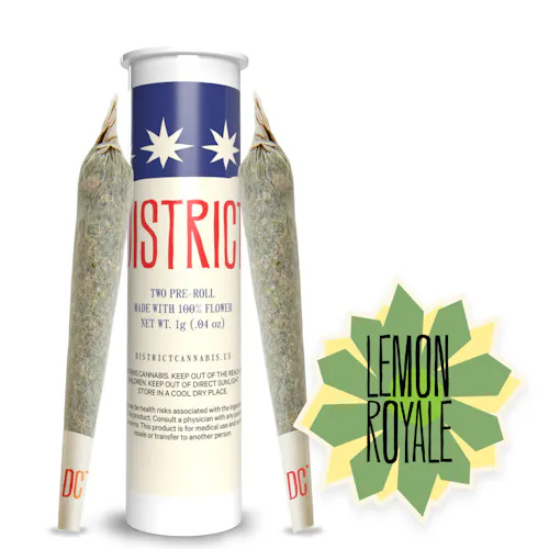 Lemon Royale Diamond Infused Pre-Roll-1
