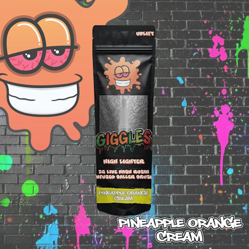 Giggles - 2g Live Rosin Baller Brush - Pineapple Orange Cream