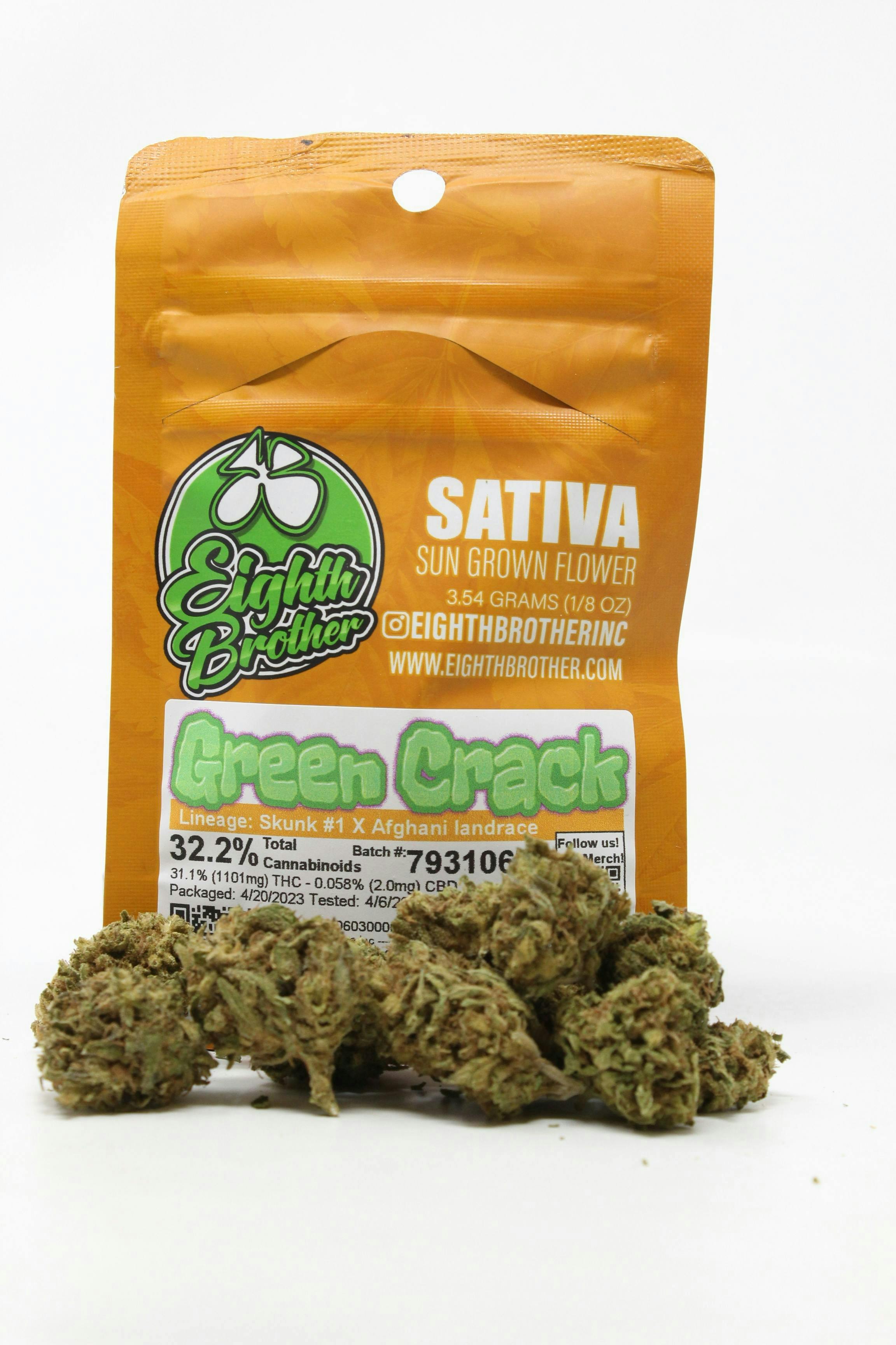 Buy EIGHTH BROTHERS GREEN CRACK - BROTHERS - 3.5G - Cookies