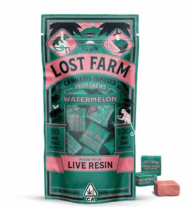 Lost Farm LOST FARM CHEWS | WATERMELON | 200MG | HYBRID — EDIBLES