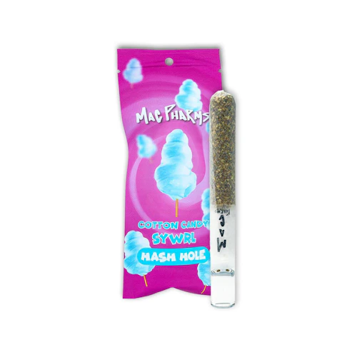 Mac Pharms - 1g Donut Hash Hole - Cotton Candy Swyrl