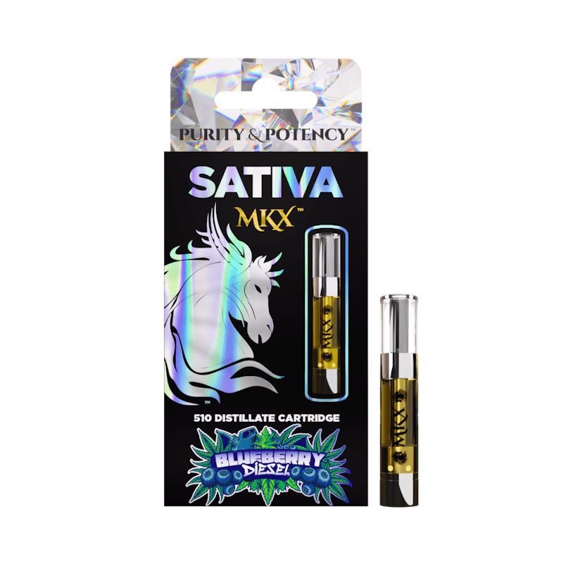 MKX 1 Gram 510 Thread Carts - Blueberry Diesel (Sativa)