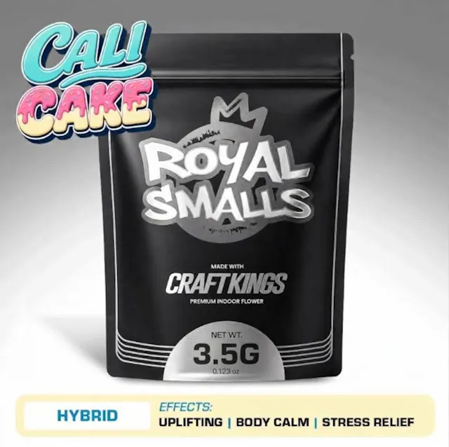Craft Kings Royal Smalls Cali Cake 3.5g (hybrid, small buds)