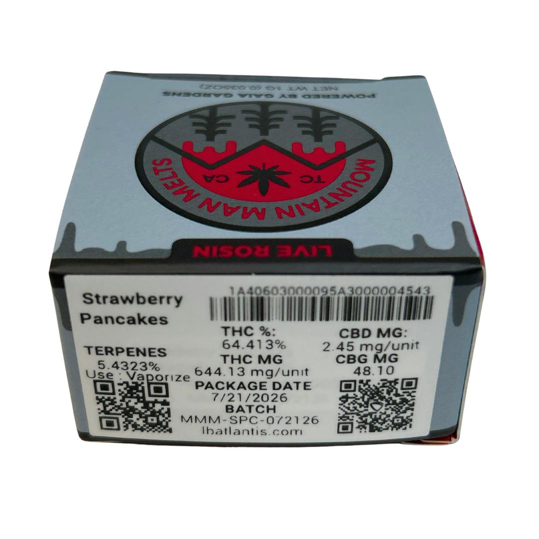 STRAWBERRY PACKCAKES LIVE ROSIN