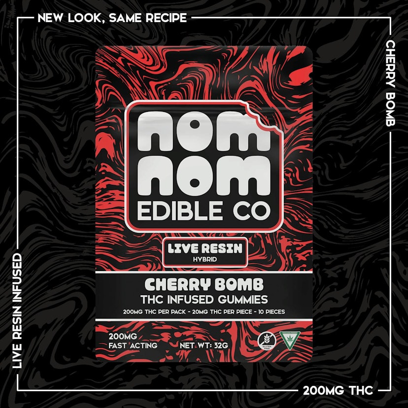 Nom Nom | 200mg Gummies | Cherry Bomb