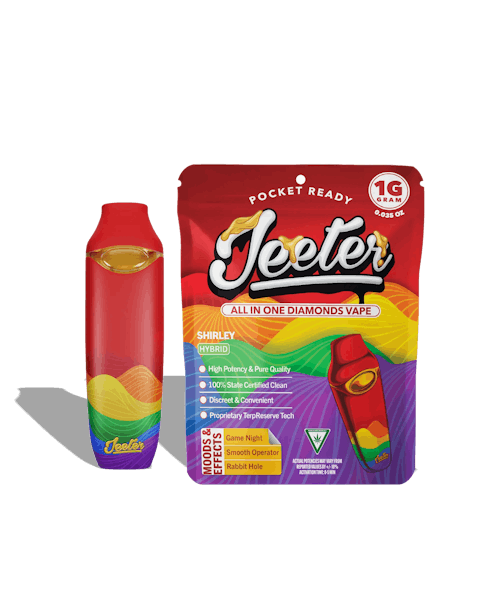 Shirley Temple (H) - 1g Liquid Diamonds Disposable Vape - Jeeter