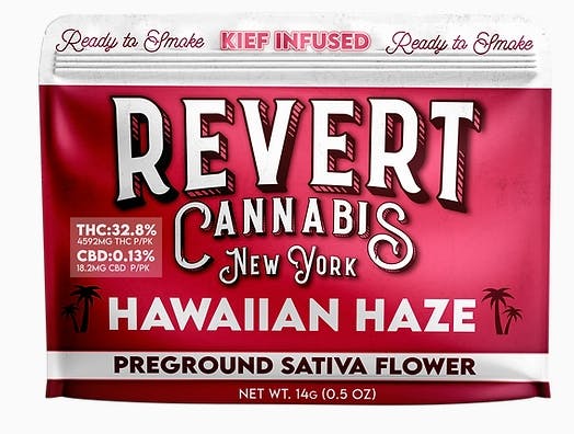 Revert Kief Infused Ground Flower | 14g | Hawaiian Haze