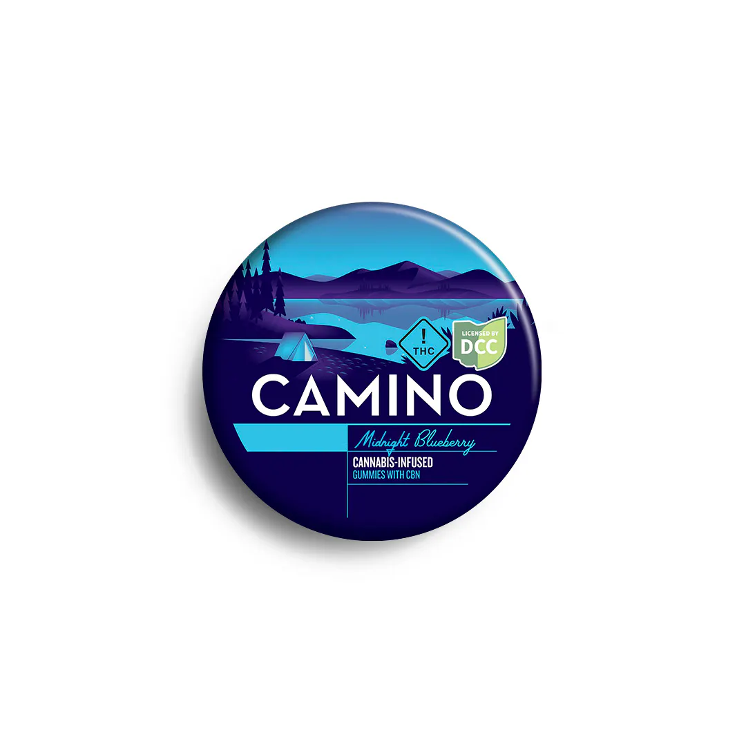 Midnight Blueberry High Dose CBN Camino Gummies | Amplify Eastlake