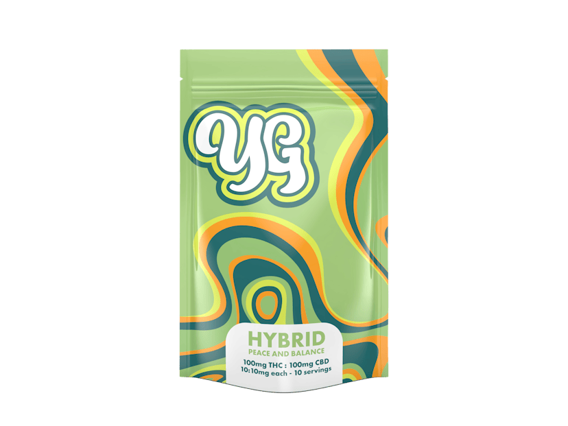 Yummy Gummy 1:1 200mg  THC/CBD 10pk Hybrid