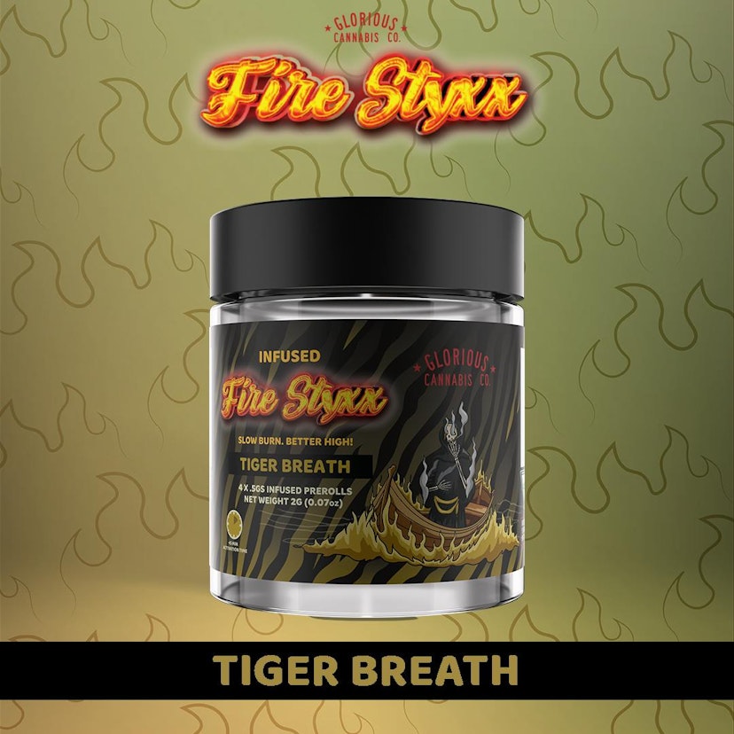 Fire Styxx - Tigers Breath 4PK Infused Pre-rolls
