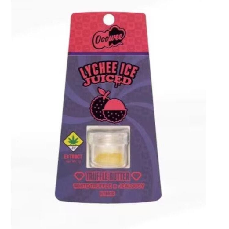 how much is elf bar vape Lychee Ice JUICED Truffle Butter Flavored Sugar Wax Extract (Ooowee JUICED)  | Kush 21