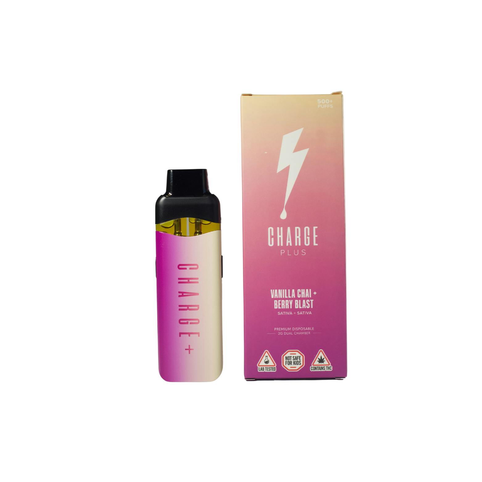 elf bar vape uk Charge Bar Plus Disposable | Dual Chamber | 2g | Sativa/Sativa | Vanilla  Chai x Berry Blast