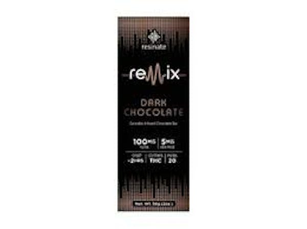 Dark Chocolate Sativa Live Resin Bar - 100mg - Remix