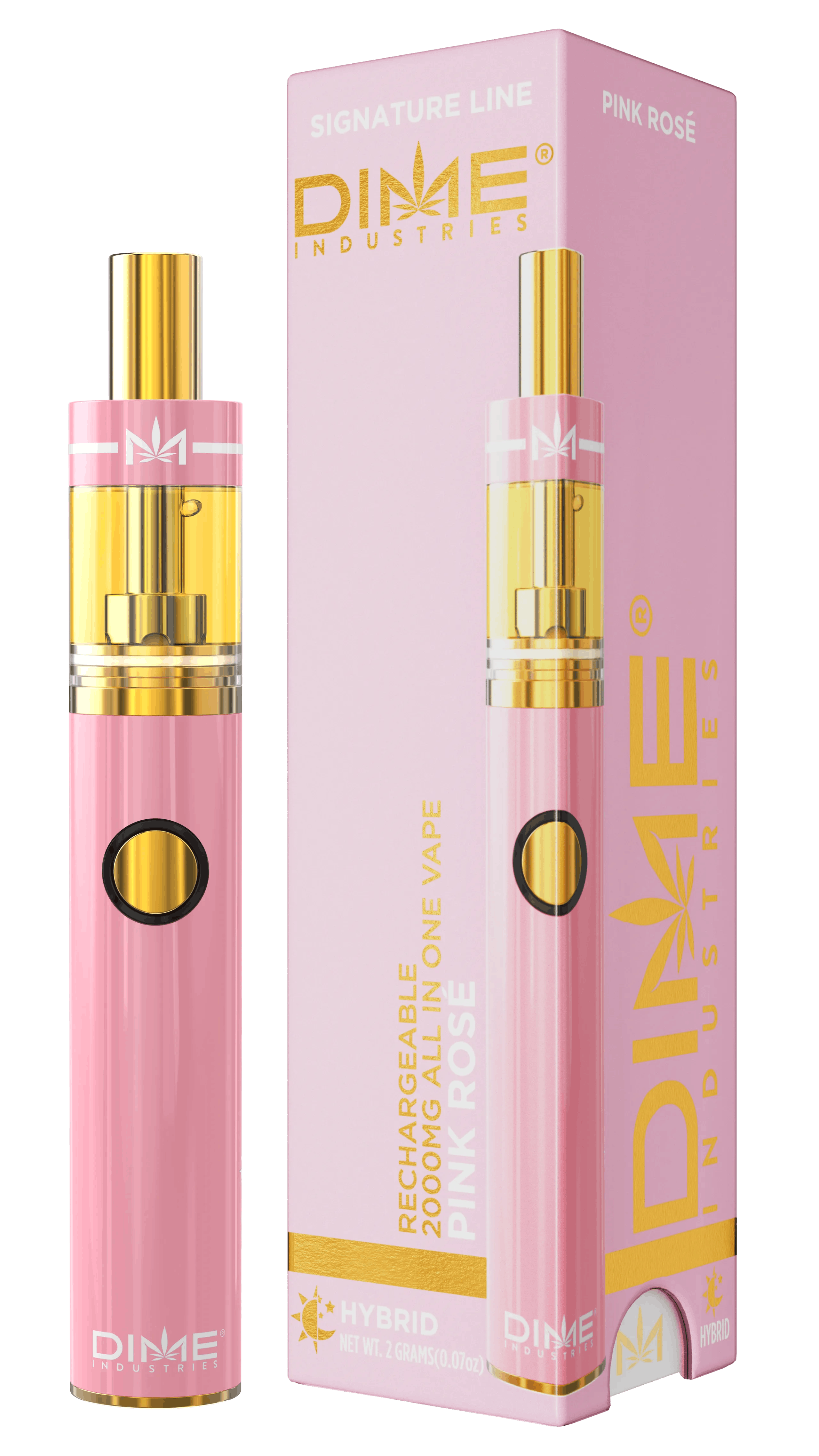 Product: Dime Industries | Pink Rosé | Distillate AIO - 2g