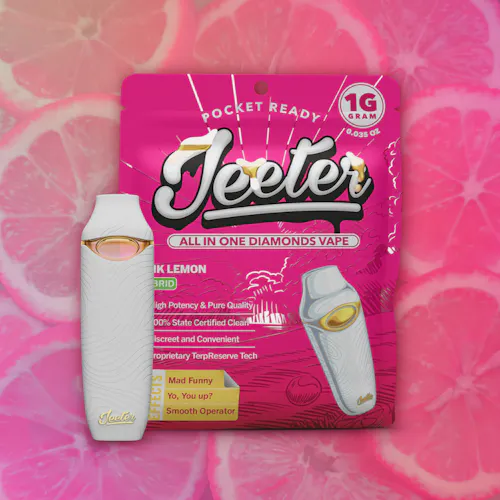 Pink Lemon (H) – (1g) Liquid Diamonds All-in-One Vape – Jeeter-1