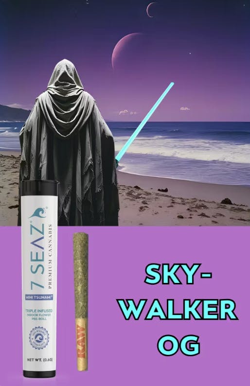 Product Infused Preroll Mini Tsunami | Skywalker OG (I) | 0.6g | 7 Seaz