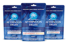 Afternoon Delite - 200mg Gummies - Strawberry Banana 2:1