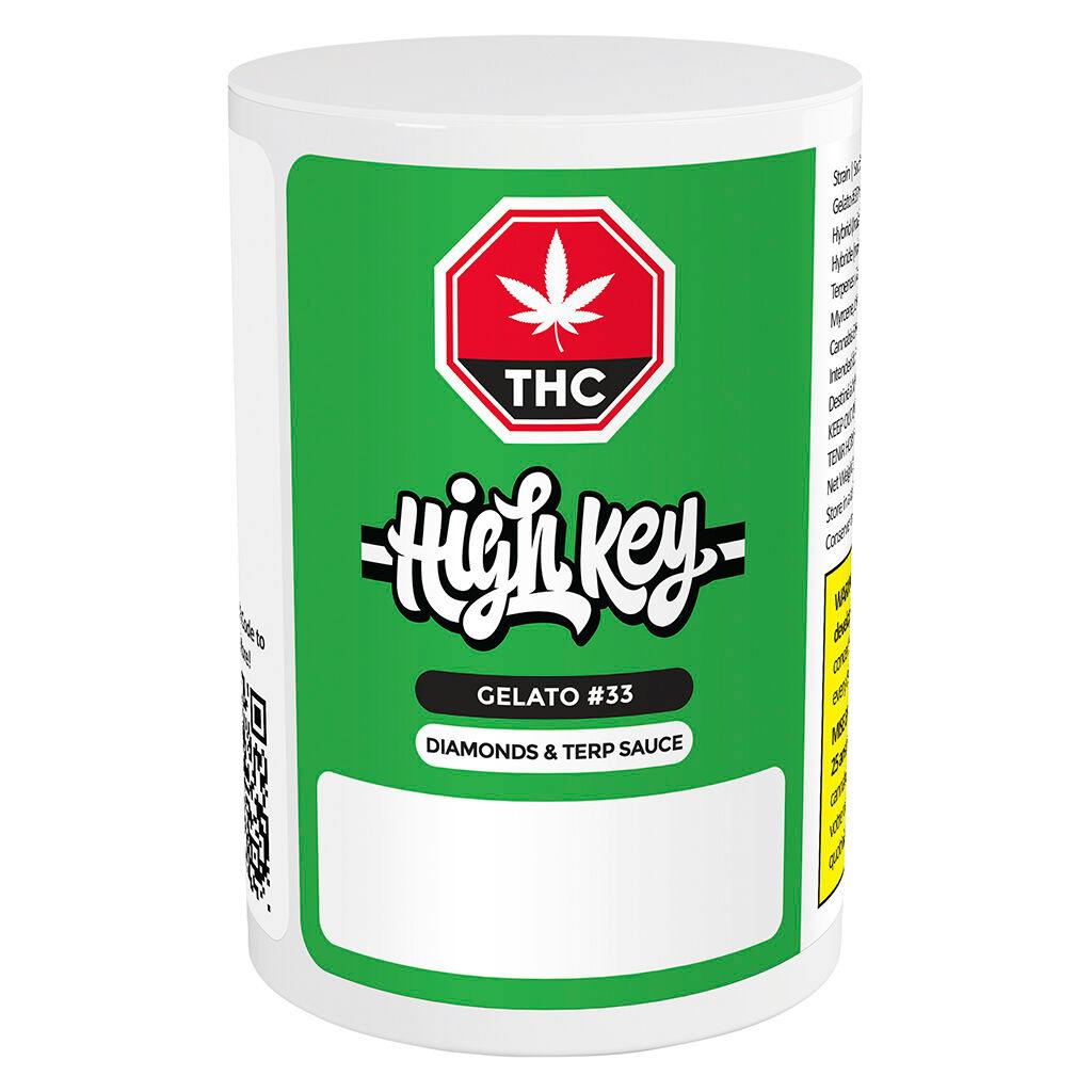 High key - gelato #33 diamonds & terp sauce