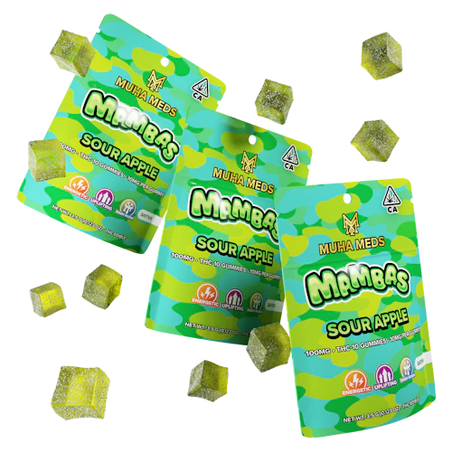 Mambas - 200mg Rosin Gummies - Sour Apple