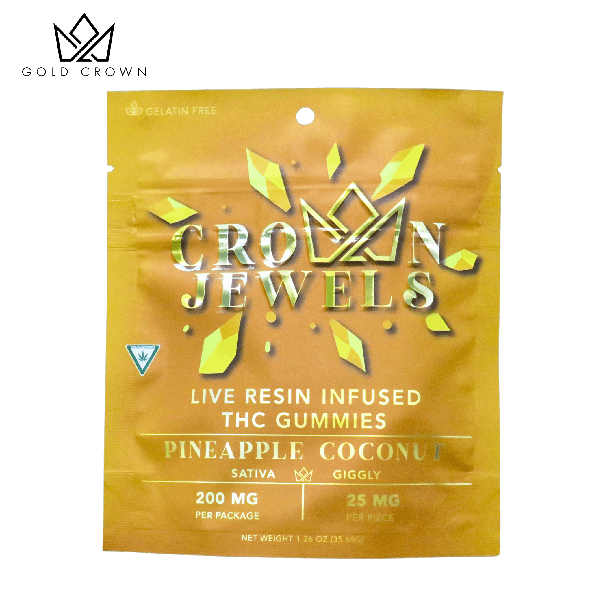 Crown Jewels 200mg - Pineapple Coconut | 25mg each