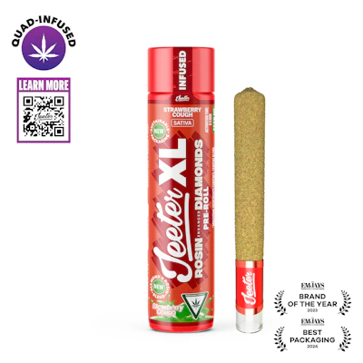 Jeeter - 2g Quad Infused Preroll - Strawberry Cough