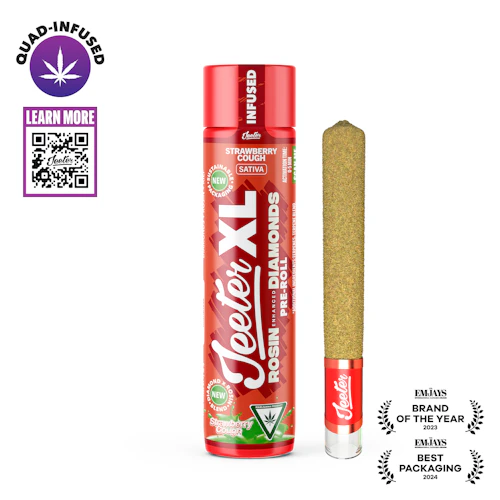 Jeeter - 2g Quad Infused Preroll - Strawberry Cough