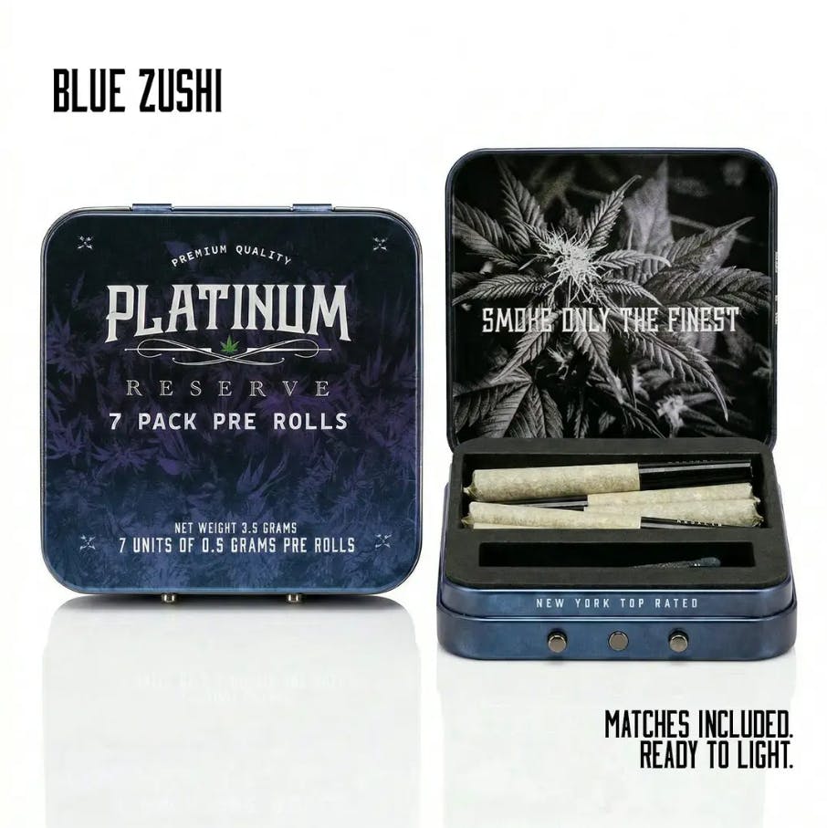 Platinum Reserve Green Crack 7pk Prerolls - The Flowery NY