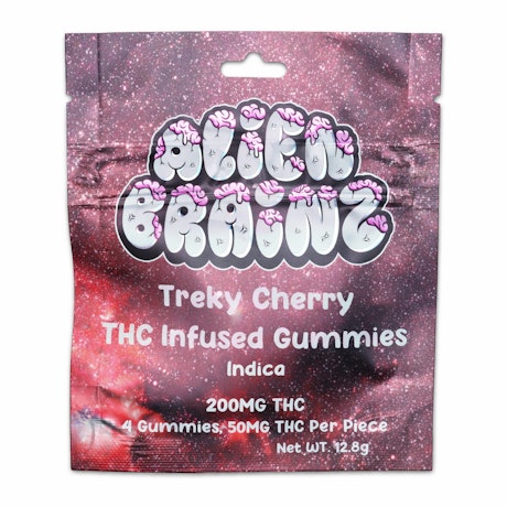 Buy Alien Brainz - 200mg Gummies - Treky Cherry Edibles Cannabis