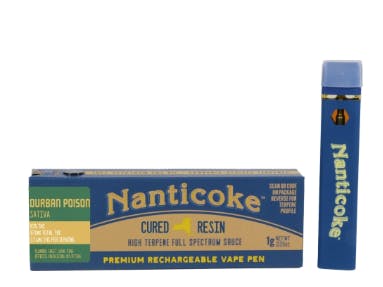 Nanticoke | Durban Poison | 1g Cured Resin AIO | Sativa image 0