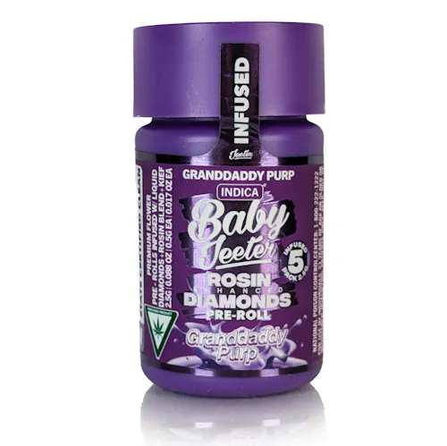Granddaddy Purp Baby Jeeter Infused Pre-Roll 5-pack | 2.5g-1