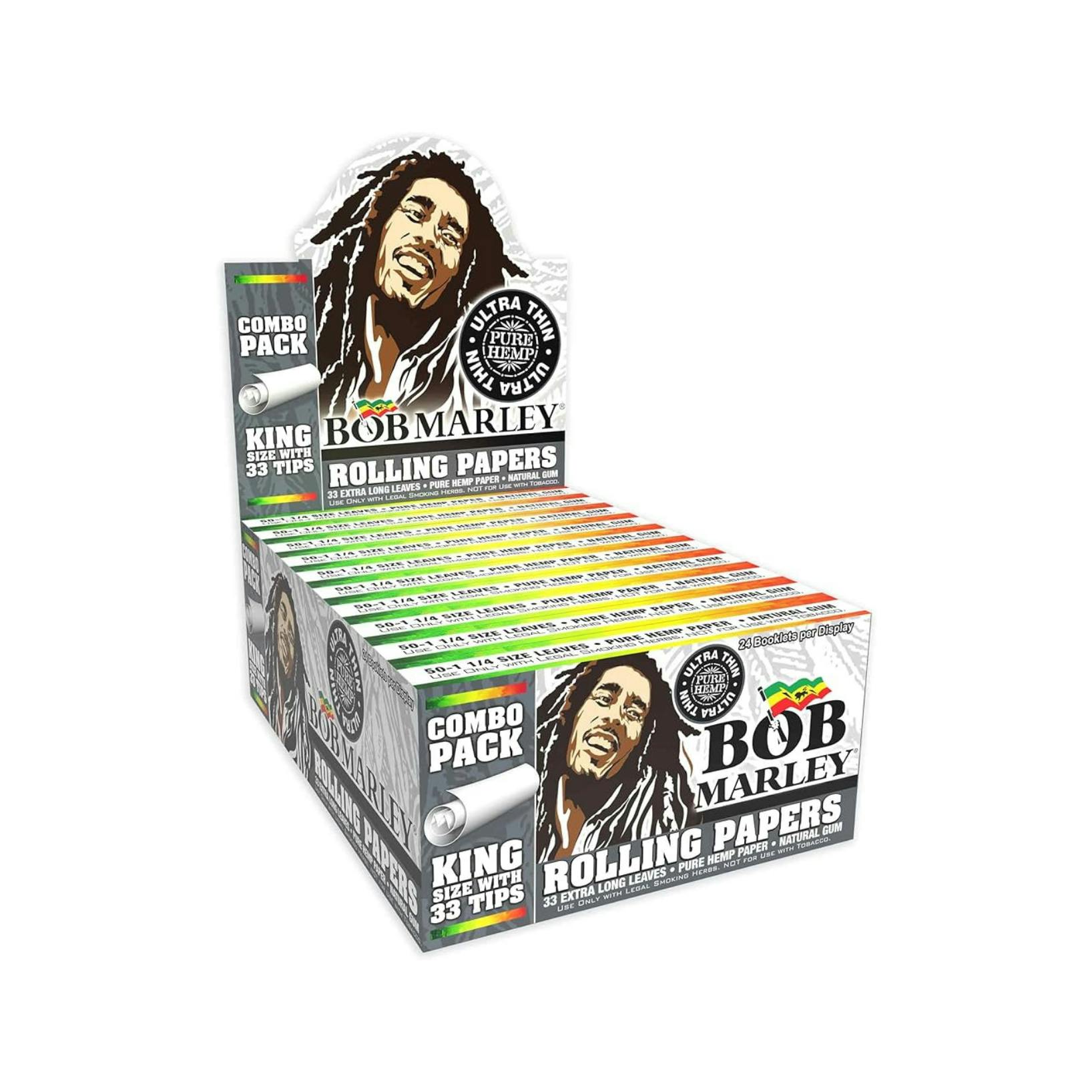 Bob Marley - Organic Rolling Papers & Tips - King SizeBob Marley4th of July Weekend! Spend $400 Get $75 off+6