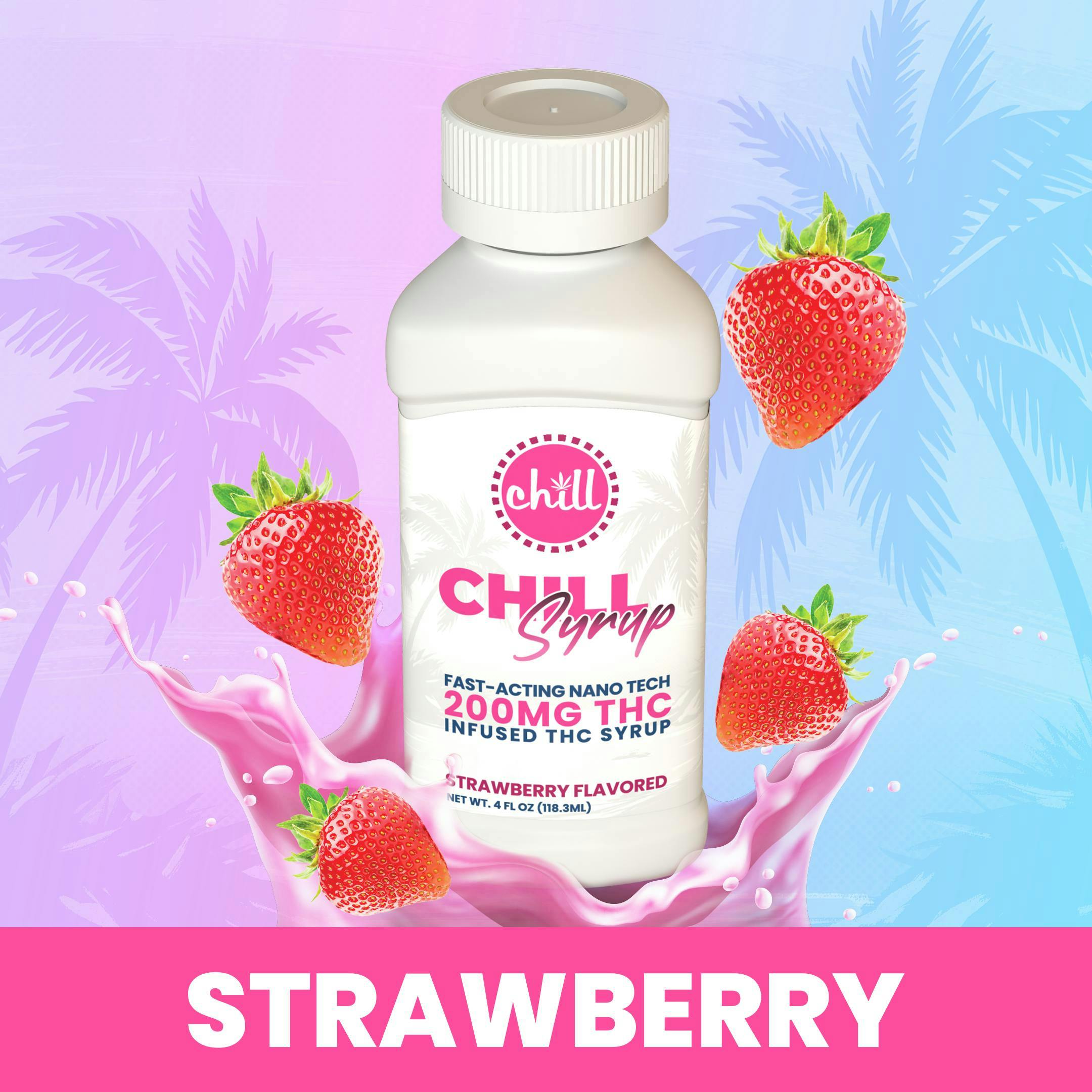 Chill Medicated Chill Medicated | 200mg Syrup | Strawberry - Puff