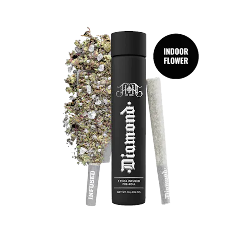 Lemon Haze Diamond Infused Pre-Roll | 1g-active