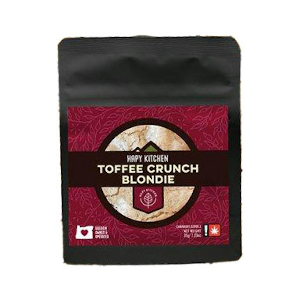Photo of Hapy Kitchen 100mg TOFFEE CRUNCH Blondie Single