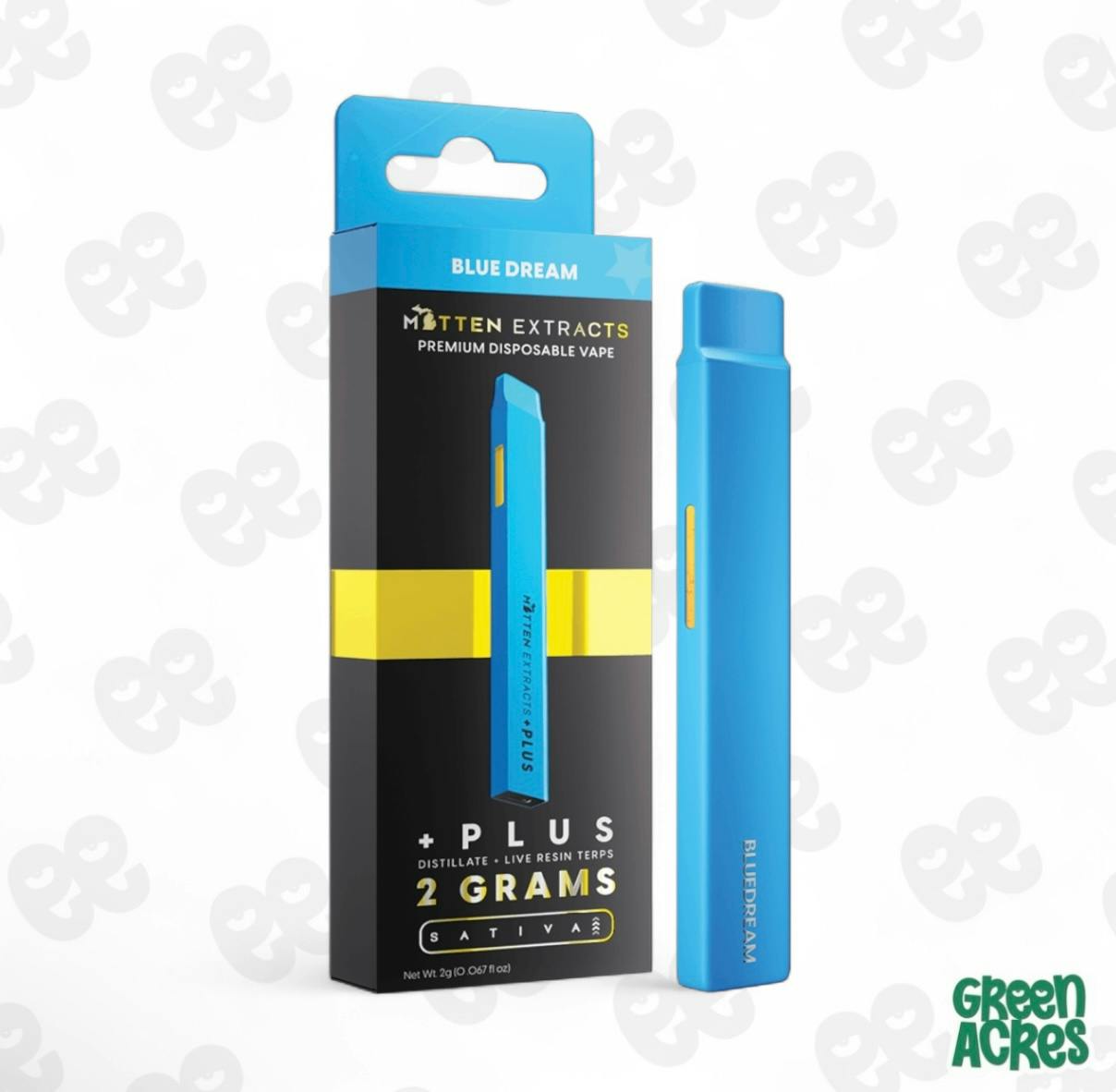 elf bar vape uk Mitten Extracts: Blue Dream 2G Vape Disposable (S) | Green Acres