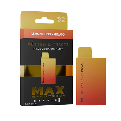 Mitten Extracts - 3g Disposable - Lemon Cherry Gelato (H)