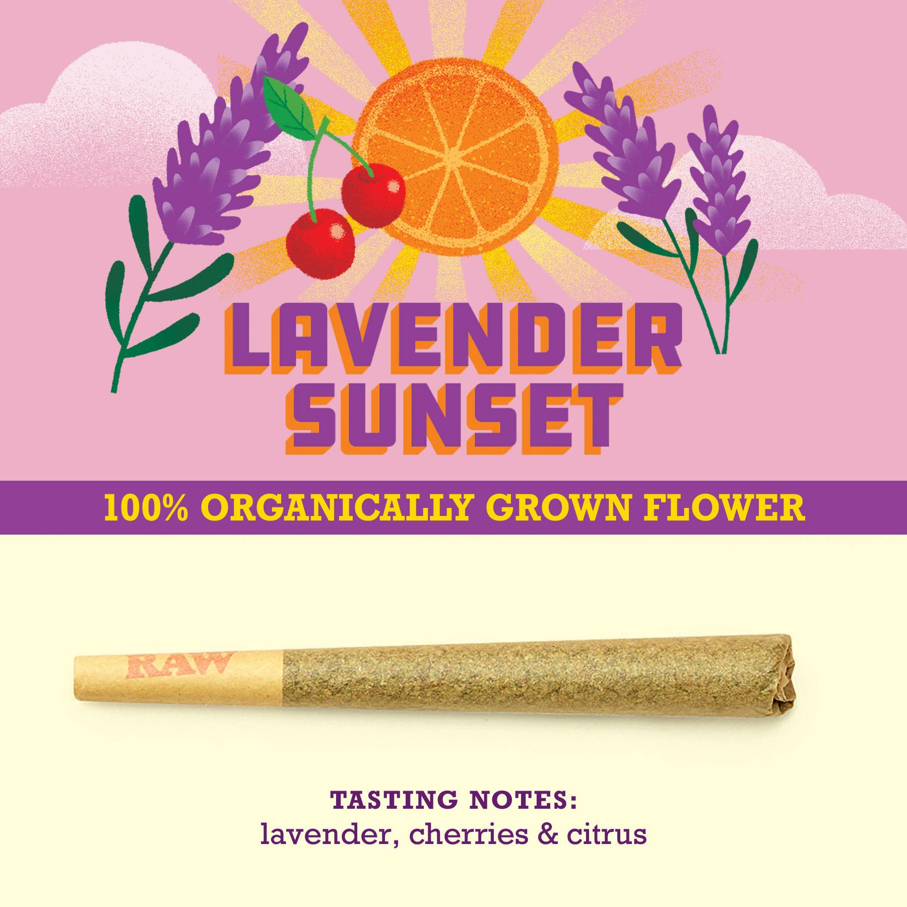 Product: Paper Crane Cannabis | Lavender Sunset | Preroll - 1g
