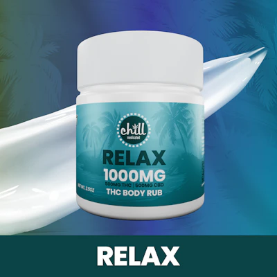 Relax Body Rub I 500mg THC : 500mg CBD