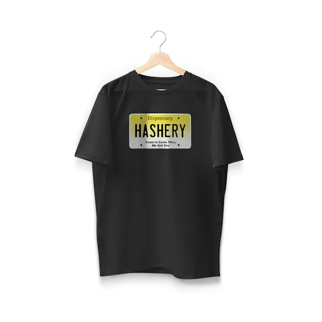 Hashery T-Shirt License Plate XL (apparel)