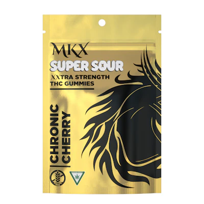 MKX - 200mg Gummies - Super Sour Cherry - EDIBLES by MKX Oil Co. at King of Budz