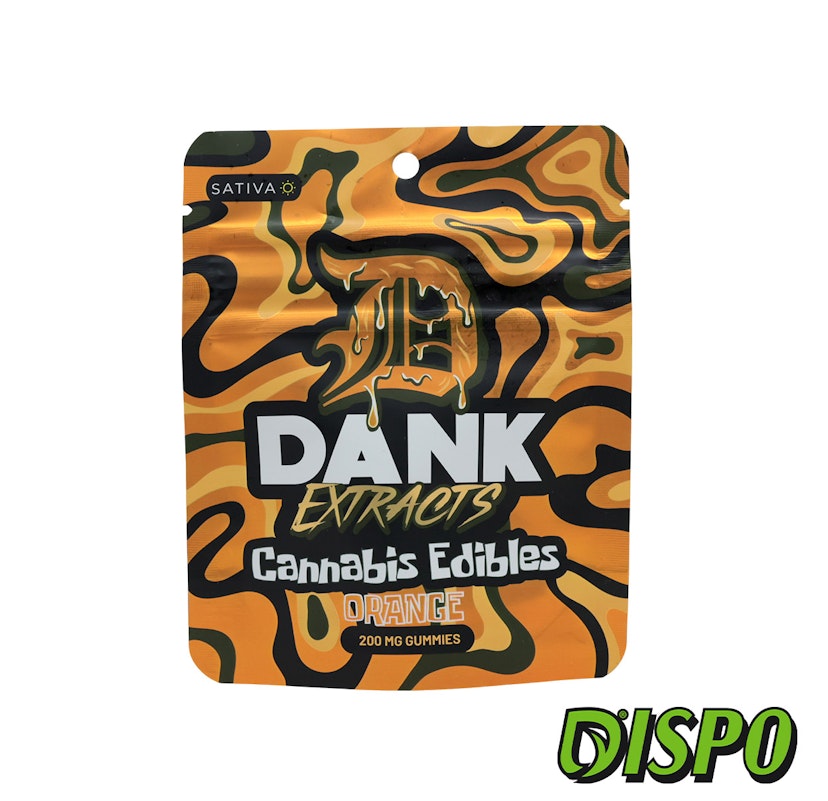 Dank Extracts - Orange 4x50mg Gummies