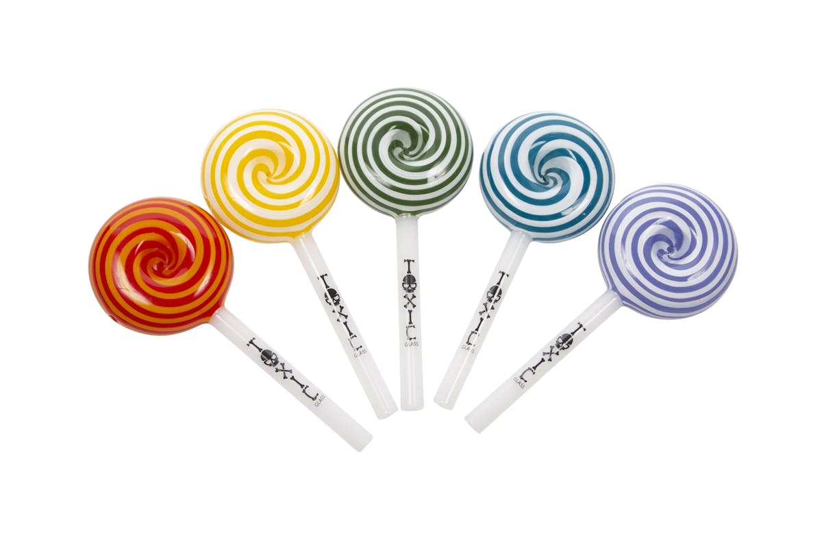 Image of Lollipop Hand Pipe – Toxic glass