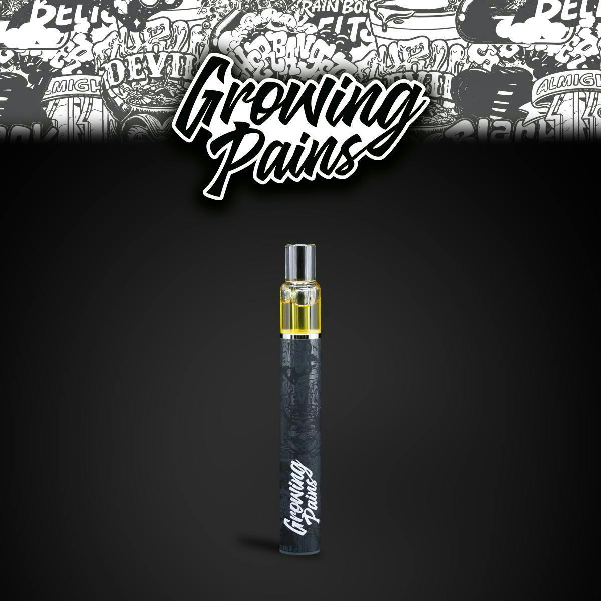 Product: Growing Pains | Live Rosin Disposable - 0.5g - Burnout OG