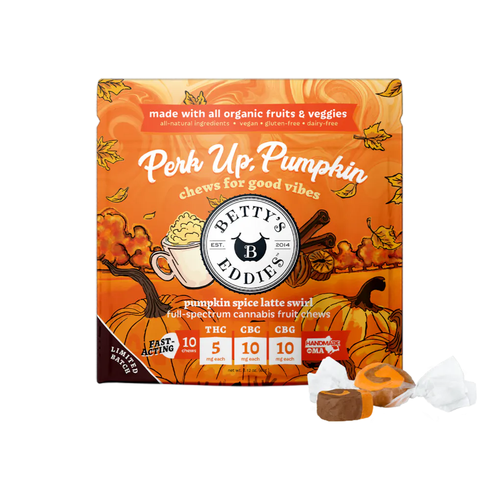 Product Betty's Pumpkin Spice Latte Chews | Edibles | 50mg
