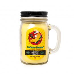 12oz Glass Mason Jar Candle - CoCanna Banana