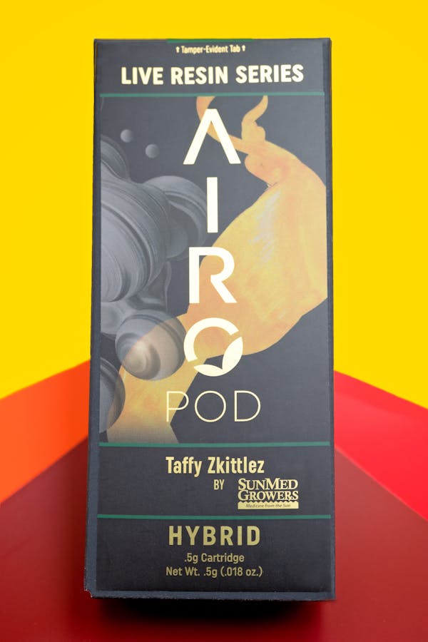 Live Resin Vape CartTaffy Zkittles .5g Panacea Wellness