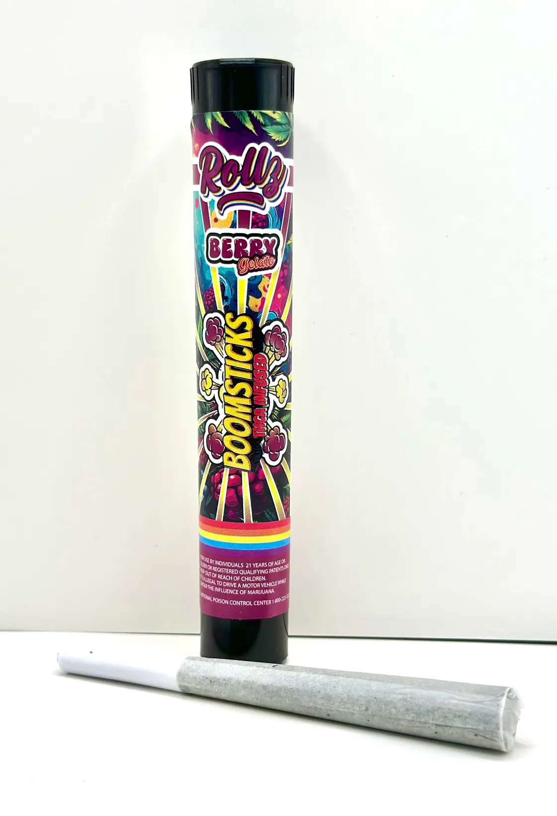 Boomstick - Berry Gelato - 1g THCA infused Preroll | Premiere